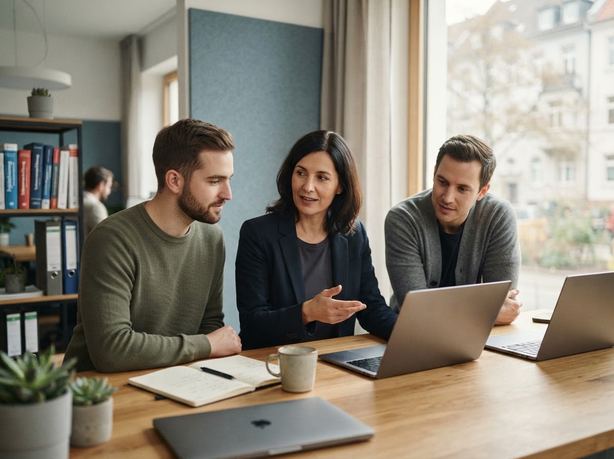 Qexalvoryn Team bei der Entwicklung von Analysemodellen für Marktdaten